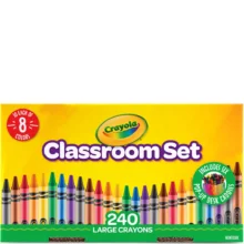 Crayola Classroom Crayons – Large 240 Pack