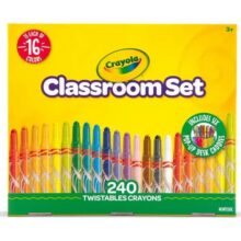 Crayola Twistables Crayons 240 Pack Classroom Pack