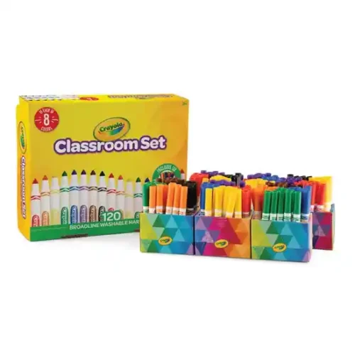 Crayola Classroom Markers – Broadline Washable 120 Pack - Image 2