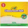 Crayola Markers Super Tips Washable Classroom Pack 240 Pack