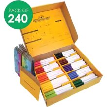 Alternative view of Crayola Super Tips Washable Markers Classroom Pack 240 Pack