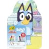 Crayola Bluey Colour and Sticker 45 Piece Art Set with Washable Markers