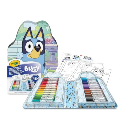 Crayola Colour and Sticker 45 Piece Set - Bluey - Image 2