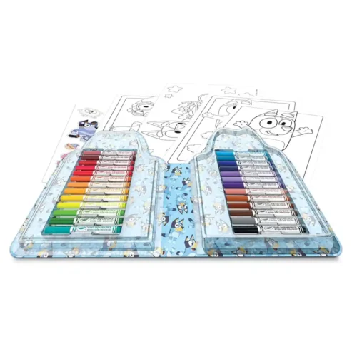 Crayola Colour and Sticker 45 Piece Set - Bluey - Image 3