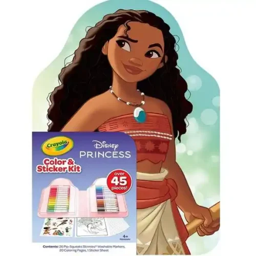 Crayola Colour and Sticker 45 Piece Set - Disney Princess