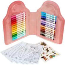 Alternative view of Crayola Disney Princess Colour and Sticker 45 Piece Art Set with Washable Markers