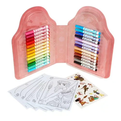 Crayola Colour and Sticker 45 Piece Set - Disney Princess - Image 2