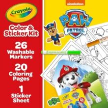 Alternative view of Crayola Paw Patrol Colour and Sticker 45 Piece Art Set with Washable Markers