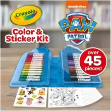 Crayola Paw Patrol Colour and Sticker 45 Piece Art Set with Washable Markers 7 Crayola Paw Patrol Colour and Sticker 45 Piece Art Set with Washable Markers