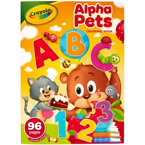 Crayola Alpha Pets Colouring and Sticker Activity Book – 96 Pages 1 Crayola Alpha Pets Colouring and Sticker Activity Book – 96 Pages