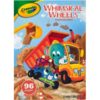 Crayola Whimsical Wheels Colouring and Sticker Activity Book – 96 Pages