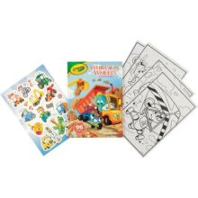 Alternative view of Crayola Whimsical Wheels Colouring and Sticker Activity Book – 96 Pages