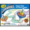Crayola Colourwhirls Paper Pad 25 Giant Pages 40 x 30cm
