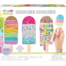 Crayola Creations Ice Pop Bead and Charm Jewellery Making Kit