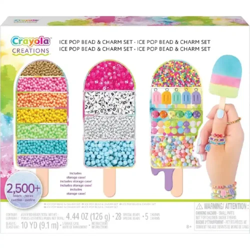 Crayola Craft - Creations Ice Pop Bead and Charm Set