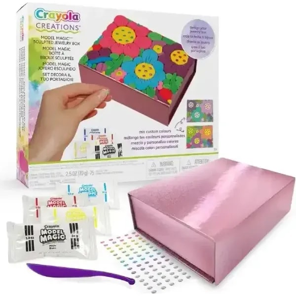 Crayola Creations Model Magic Sculpted Jewellery Box Craft Kit 2 Crayola Creations Model Magic Sculpted Jewellery Box Craft Kit - Image 2