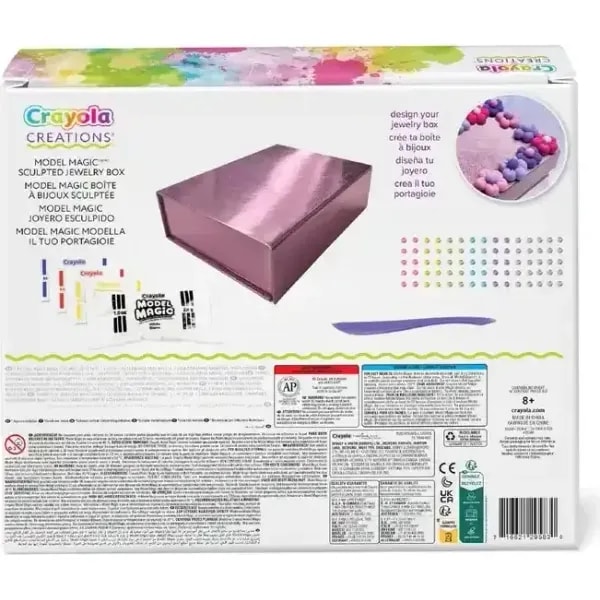 Crayola Creations Model Magic Sculpted Jewellery Box Craft Kit 3 Crayola Creations Model Magic Sculpted Jewellery Box Craft Kit - Image 3