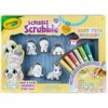 Crayola Scribble Scrubbie Playset Colour and Wash Set Nursery Baby Pets