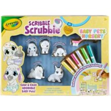 Crayola Scribble Scrubbie Baby Pets Nursery Playset Colour and Wash Set