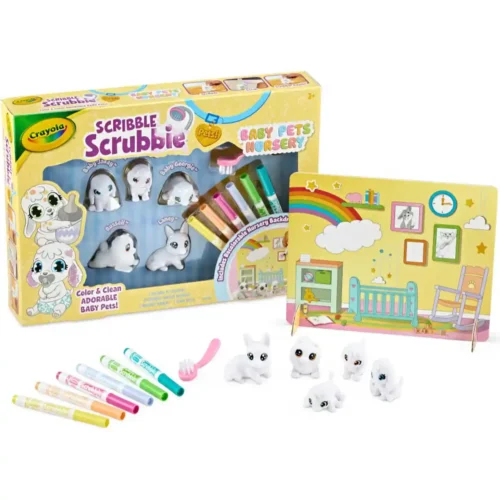 Crayola Craft - Scribble Scrubbie Playset - Baby Pets Nursery - Image 2