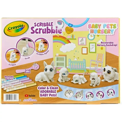 Crayola Craft - Scribble Scrubbie Playset - Baby Pets Nursery - Image 3