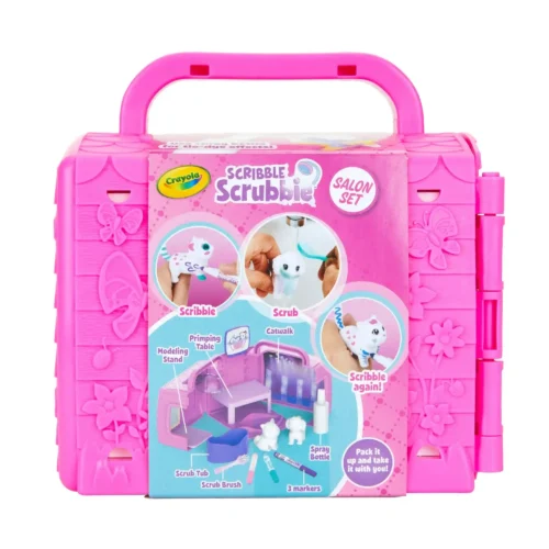 Crayola Craft - Scribble Scrubbie Playset - Carry Case - Salon - Image 4