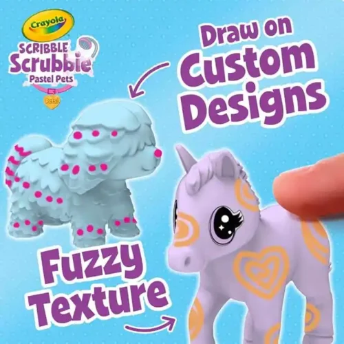 Crayola Craft - Scribble Scrubbie Single Pack - Pets - Pastel - Image 2