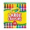 Crayola Classroom Large Crayons – 48 Pack
