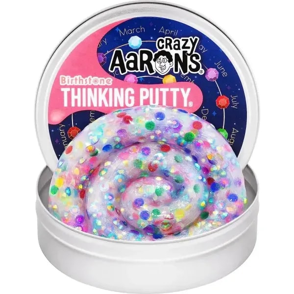 Crazy Aarons Thinking Putty - Birthstone Gemstone 2 Crazy Aarons Thinking Putty - Birthstone Gemstone - Image 2