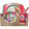 Frankie and Me Kids Tableware Bamboo Set - Christmas