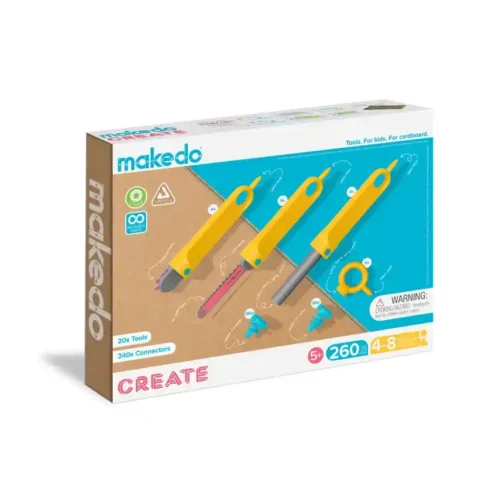 Makedo Kit - Create - 260 Piece Set
