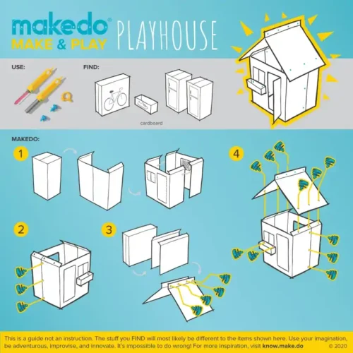 Makedo Kit - Create - 260 Piece Set - Image 8
