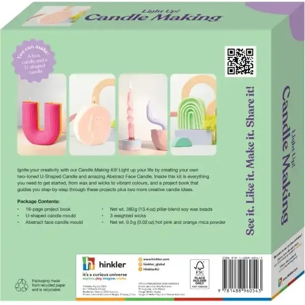 OMC Light Up Candle Making Craft Kit 8 OMC Light Up Candle Making Craft Kit - Image 8
