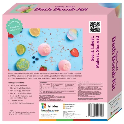 OMC! Craft Set - Relax, Soak Bath Bomb Kit - Image 6