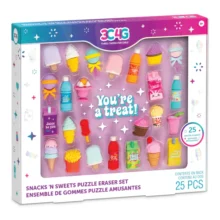 3C4G Eraser Set - Snack n Sweets Puzzle