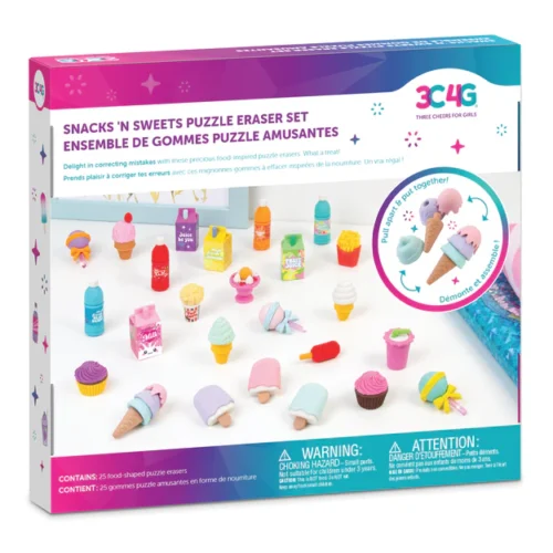 3C4G Eraser Set - Snack n Sweets Puzzle - Image 6
