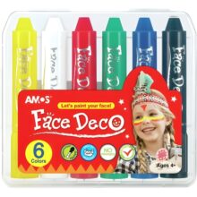 Amos Face Deco Facepaint Set - 6 Colours