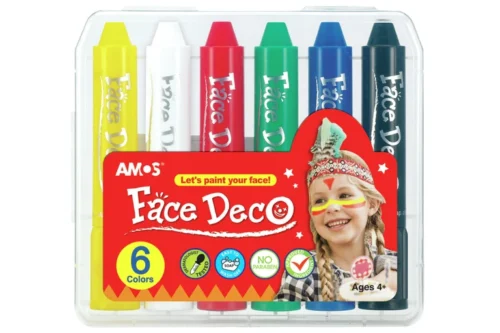 Amos Face Deco Facepaint Set - 6 Pack