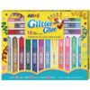 Amos Glitter Glue 18 Pack 10.5ml