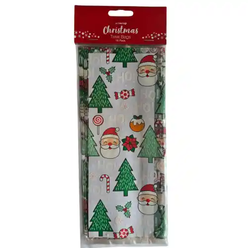Artwrap Christmas Cello Treat Bags 15 Pack - Christmas
