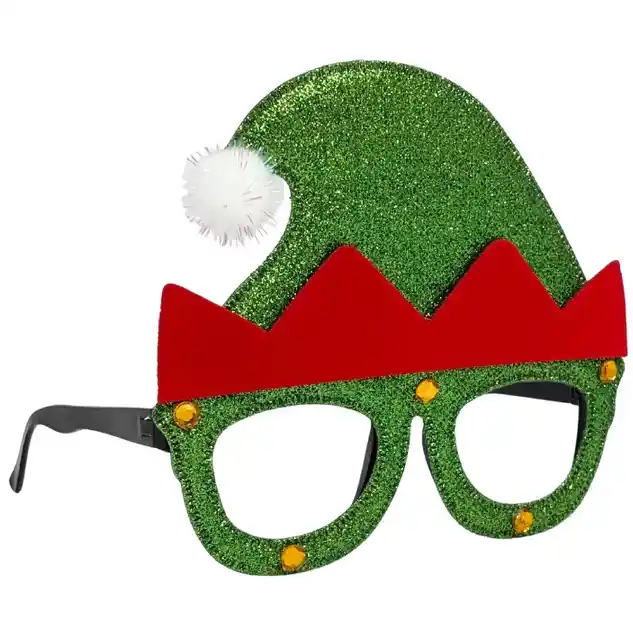 Artwrap Christmas Novelty Glasses - Elf - Image 2