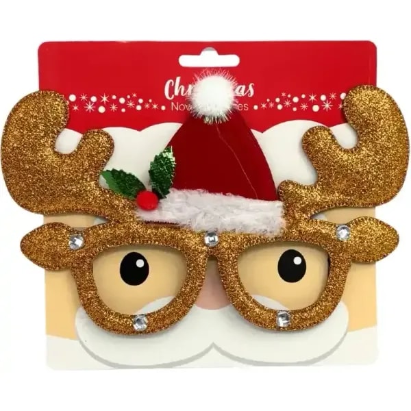 Artwrap Christmas Novelty Glasses - Reindeer 1 Artwrap Christmas Novelty Glasses - Reindeer