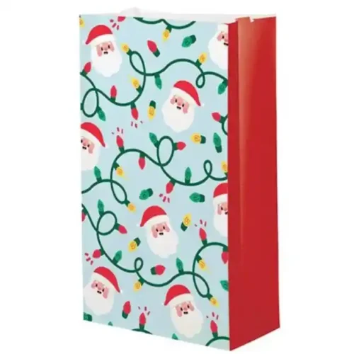 Artwrap Christmas Paper Treat Bags 6 Pack - Santa