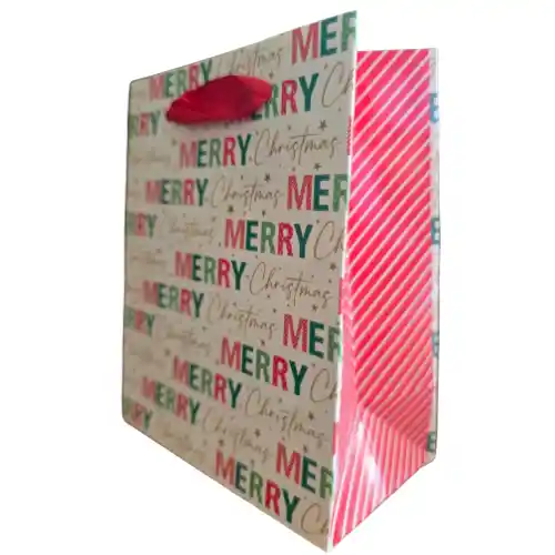 Artwrap Christmas Small Bag - Merry Christmas