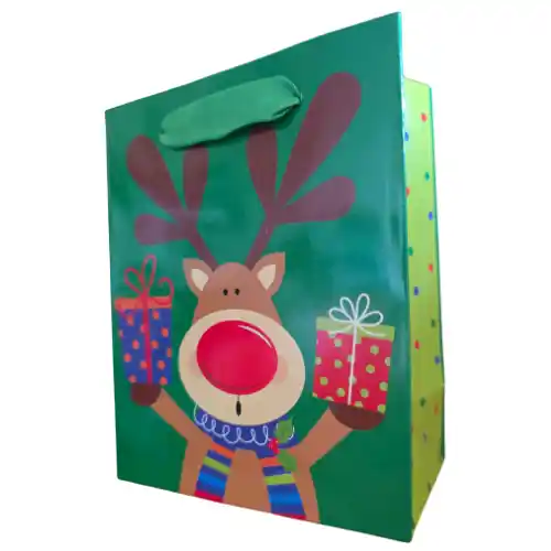 Artwrap Christmas Small Bag - Rudolph