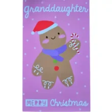 Christmas Card - Granddaughter, Merry Christmas