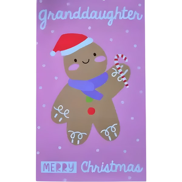 Christmas Card - Granddaughter, Merry Christmas 1 Christmas Card - Granddaughter, Merry Christmas