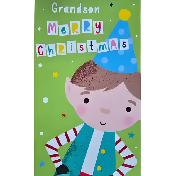 Christmas Card - Grandson, Merry Christmas 1 Christmas Card - Grandson, Merry Christmas
