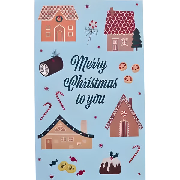 Christmas Card - Merry Christmas to you 1 Christmas Card - Merry Christmas to you