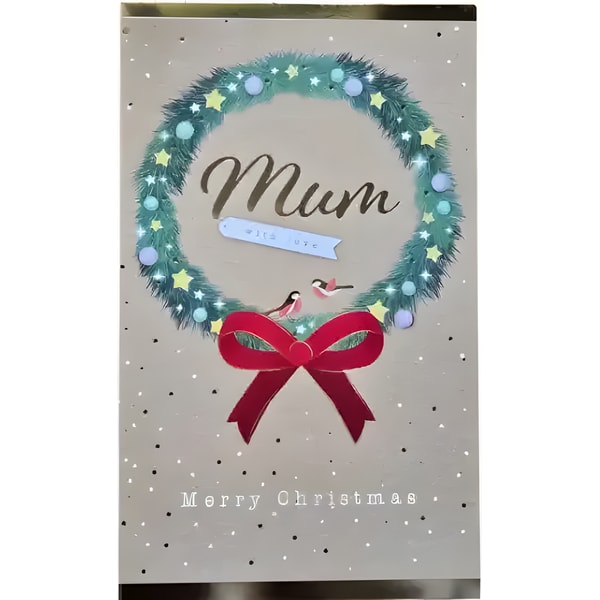 Christmas Card - Mum, with Love 1 Christmas Card - Mum, with Love